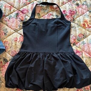 Black Halter Dress by Good Luck Gem (NWT)
